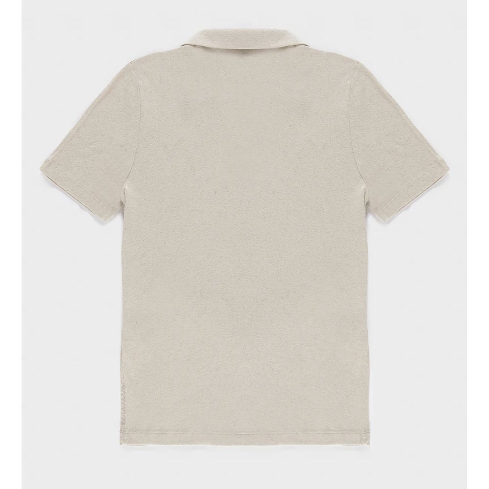 Refrigiwear White Cotton Polo Shirt for Timeless Elegance