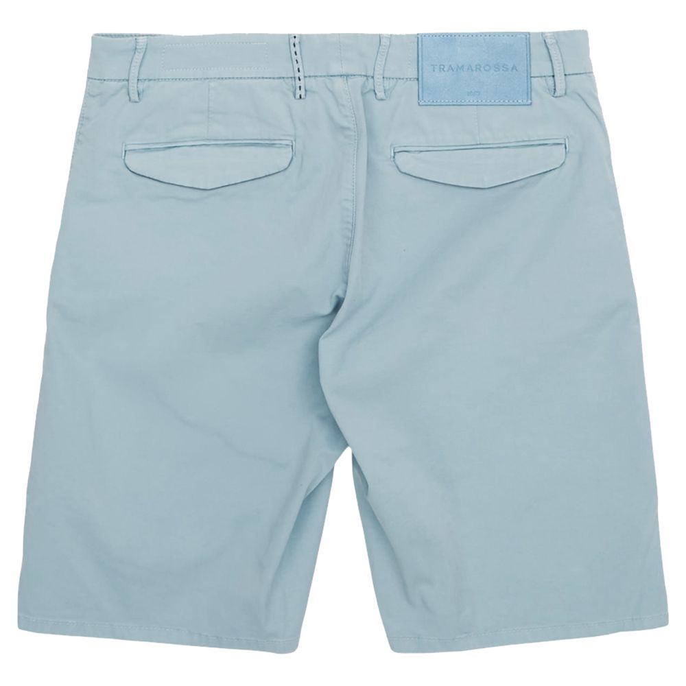 Tramarossa Light Blue Linen Short for Effortless Elegance