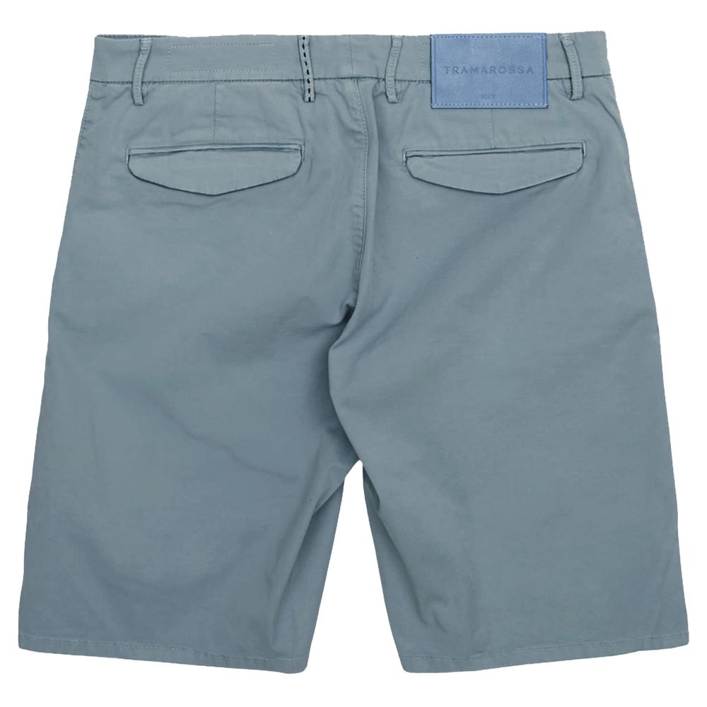 Tramarossa Light Blue Linen Short for Effortless Elegance