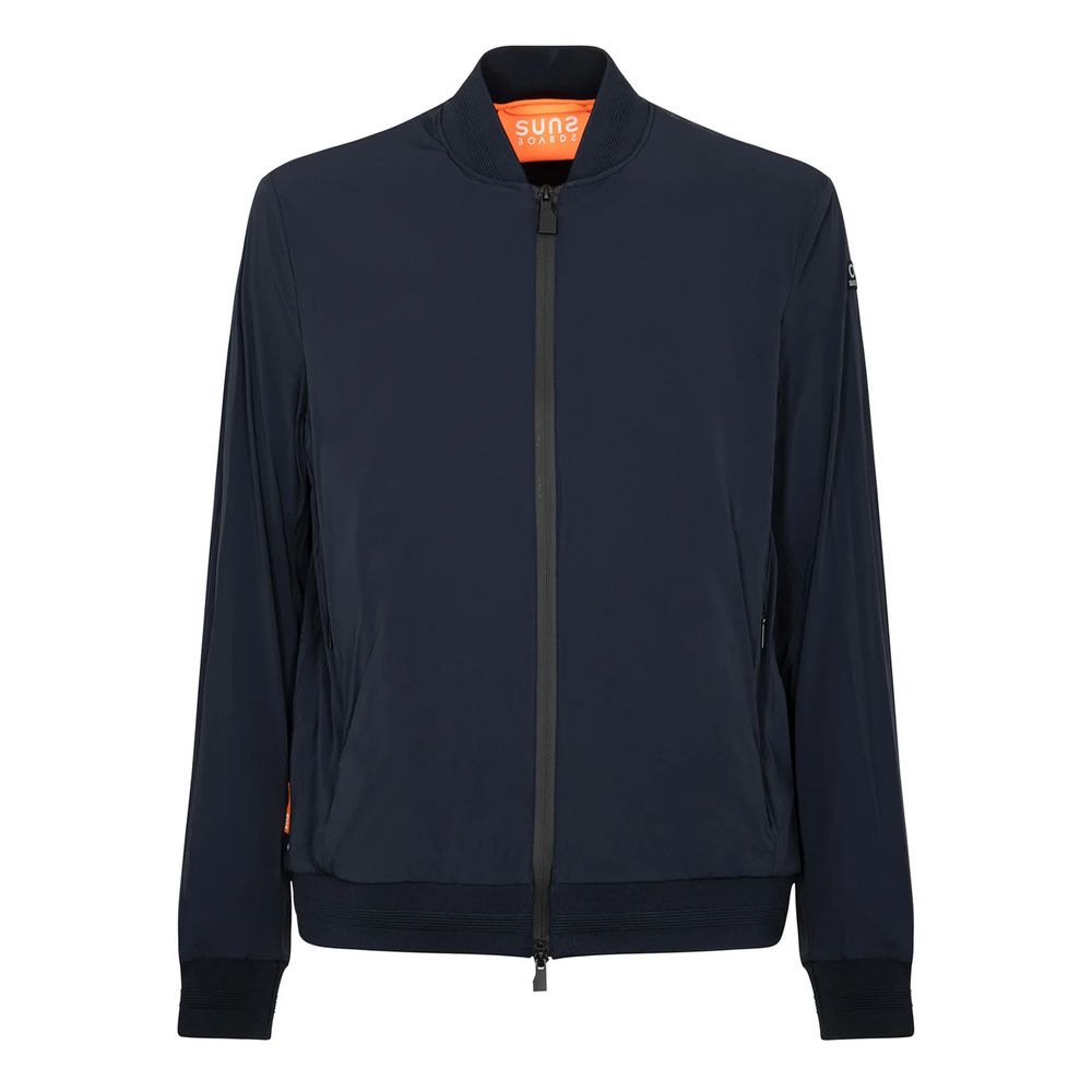 Suns Blue Nylon Jacket - Elevated Style Meets Functionality