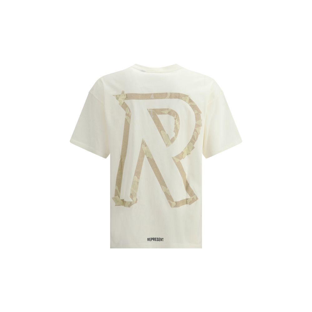 Represent White Cotton T-Shirt for Elevated Style