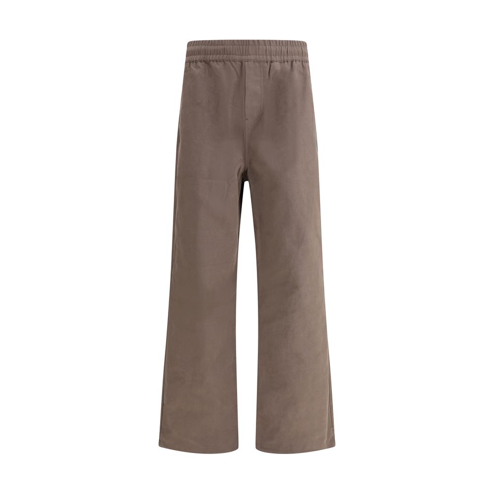 Daily Paper White Cotton Wide-leg Pants for Effortless Elegance