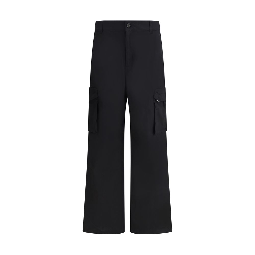 Daily Paper Khaki Cotton Cargo Pants - Effortless Utility Meets Style