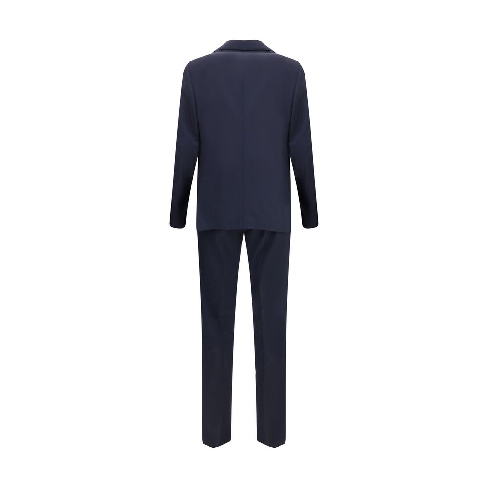 Lardini Navy Virgin Wool Suit: Timeless Elegance in Refined Tailoring