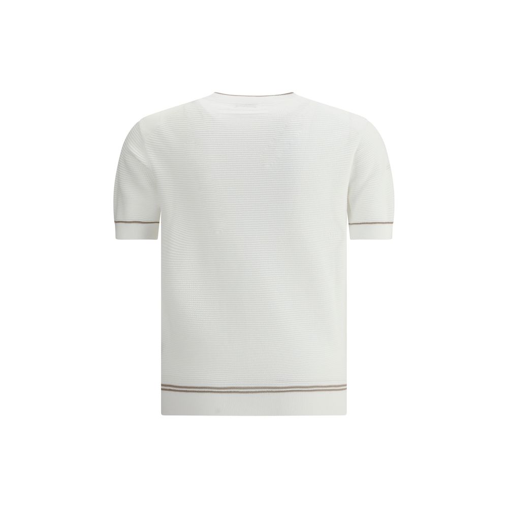 ZEGNA White Cotton T-Shirt for Elevated Everyday Elegance