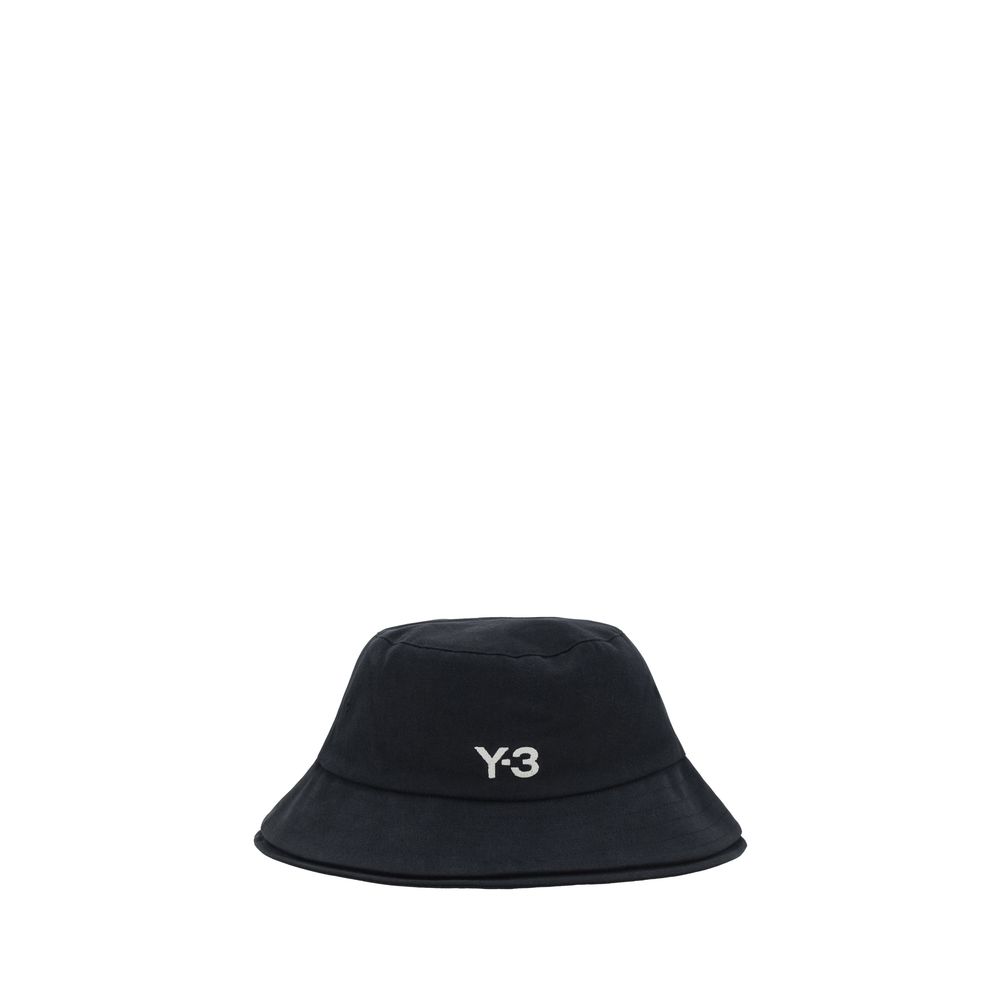Y-3 Red Cotton Bucket Hat - Contemporary Elegance Redefined