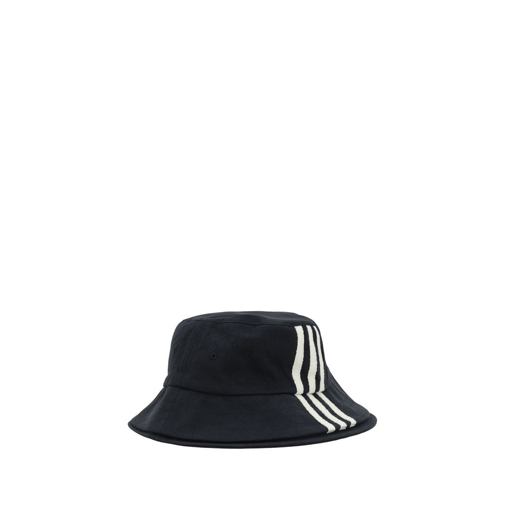 Y-3 Red Cotton Bucket Hat - Contemporary Elegance Redefined