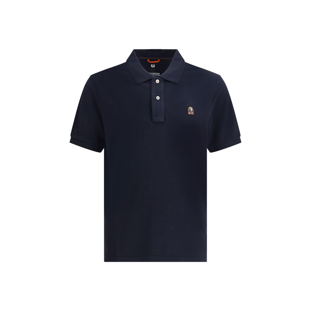 Parajumpers Navy Cotton Polo for Effortless Sophistication