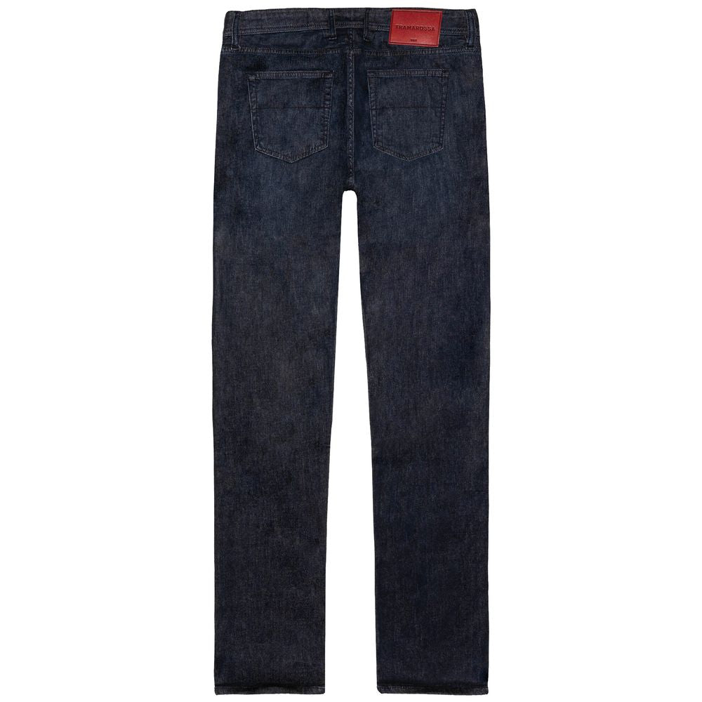 Tramarossa Blue Cotton Jeans for Timeless Elegance