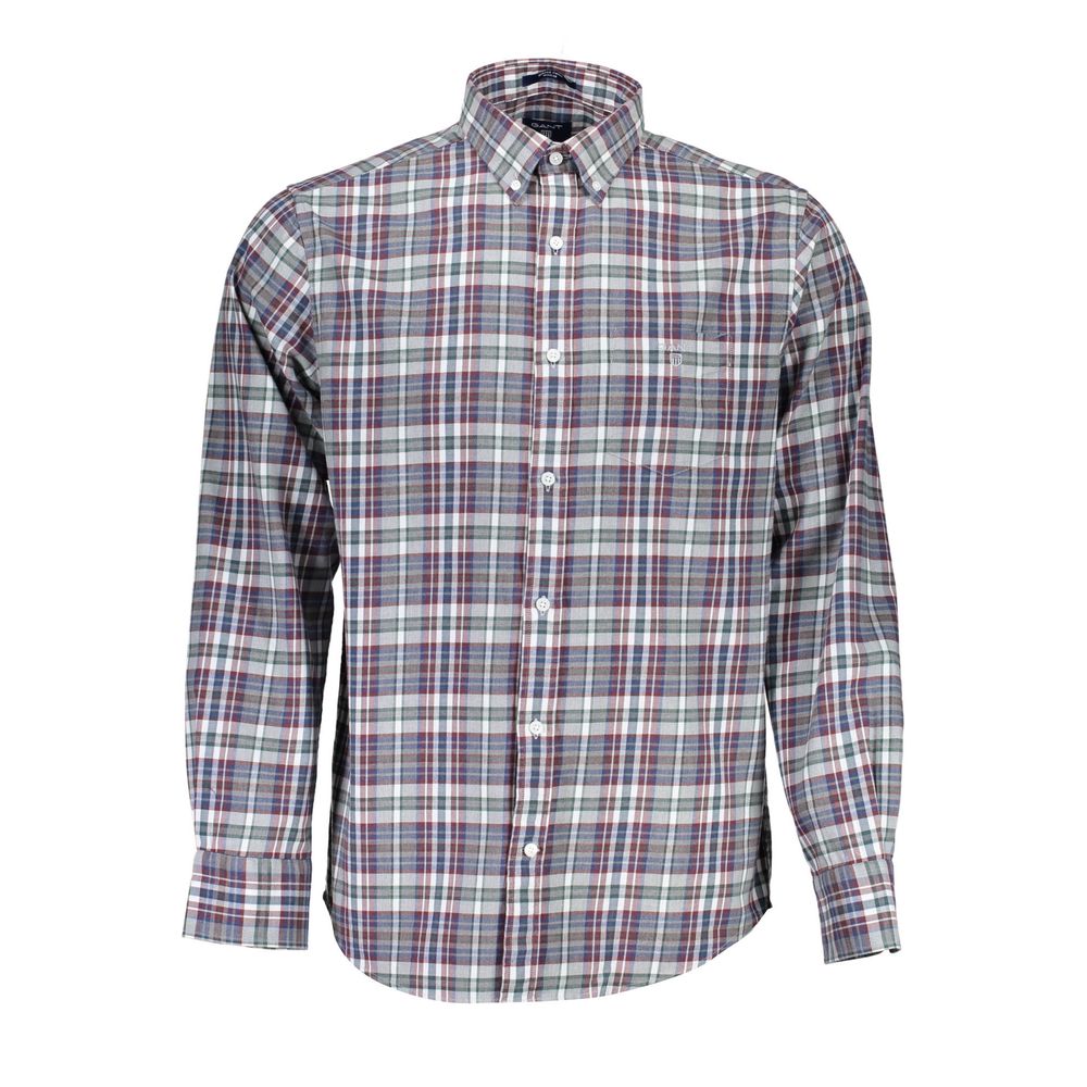 Gant Blue Cotton Shirt for Effortless Sophistication