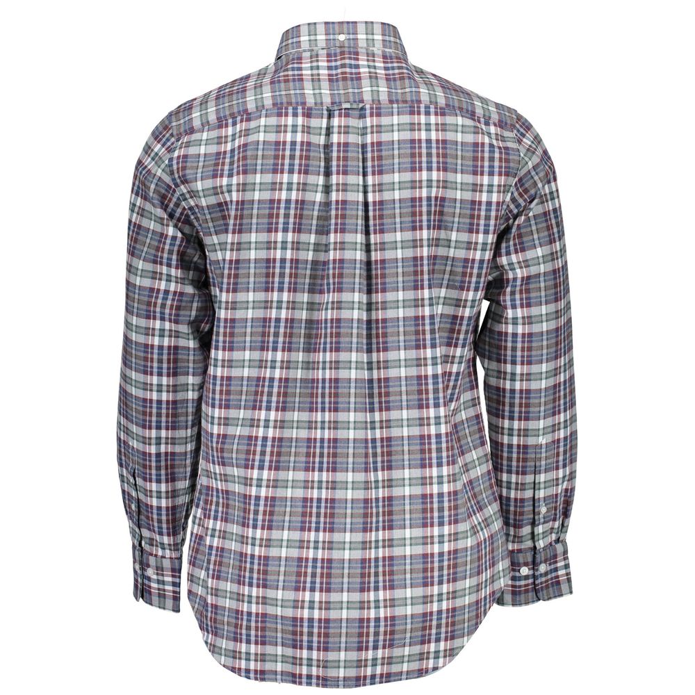 Gant Blue Cotton Shirt for Effortless Sophistication