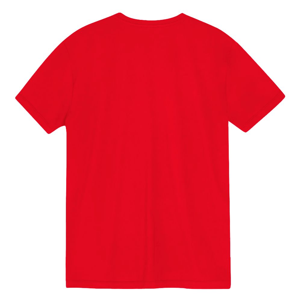 Suns Red Nylon T-Shirt for Elevated Casual Elegance