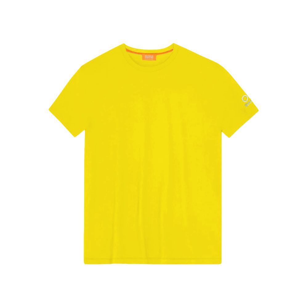 Suns Yellow Nylon T-Shirt - Contemporary Luxury Essential