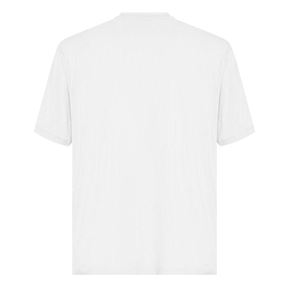 Suns White Nylon T-Shirt - Effortless Luxury Redefined