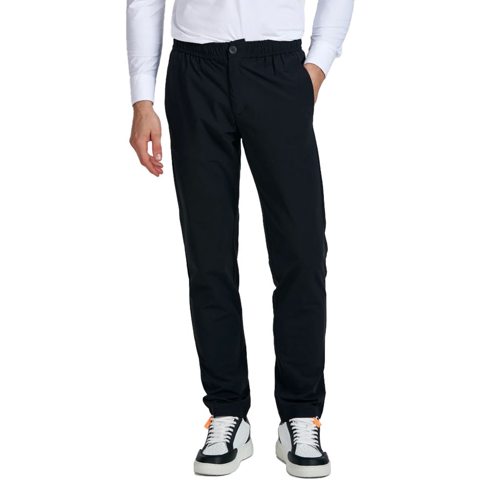 Suns Blue Nylon Jeans for Elevated Style and Comfort