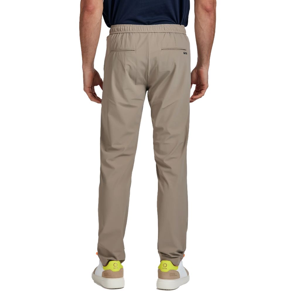 Suns Beige Nylon Jeans & Pant for Effortless Elegance