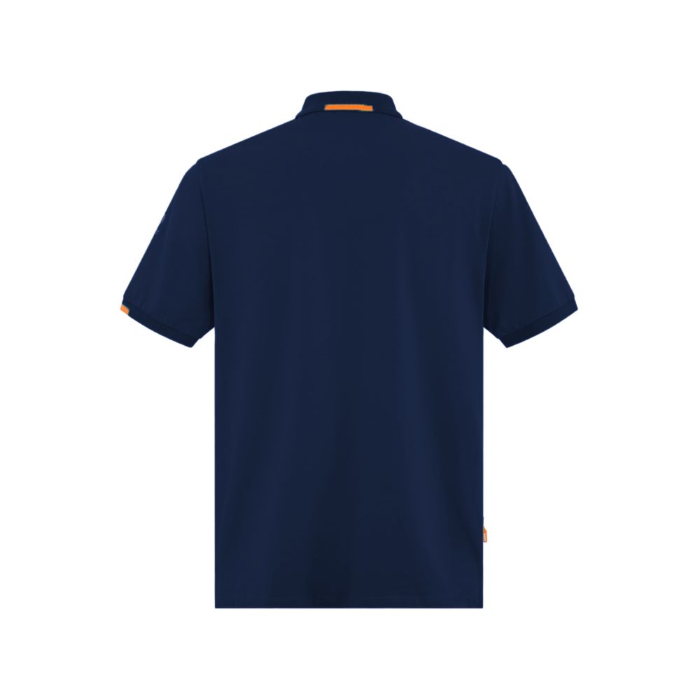 Suns Blue Cotton Polo Shirt - Effortless Luxury Redefined