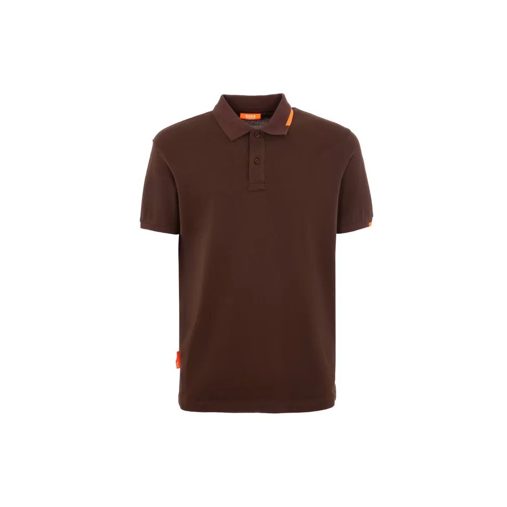 Suns Brown Cotton Polo Shirt - Timeless Elegance Redefined