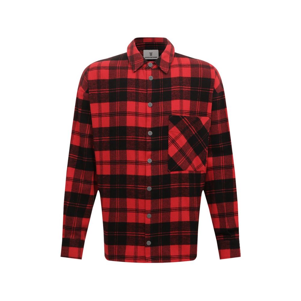 Diego Venturino Red Cotton Jacket with Contemporary Elegance