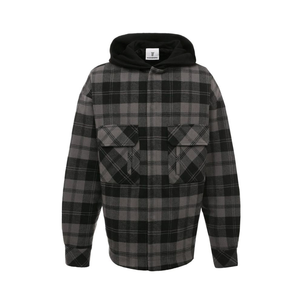 Diego Venturino Gray Cotton Jacket for Contemporary Elegance