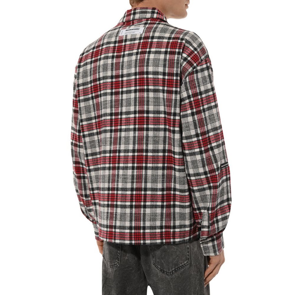 Diego Venturino Multicolor Cotton Jacket for Timeless Elegance