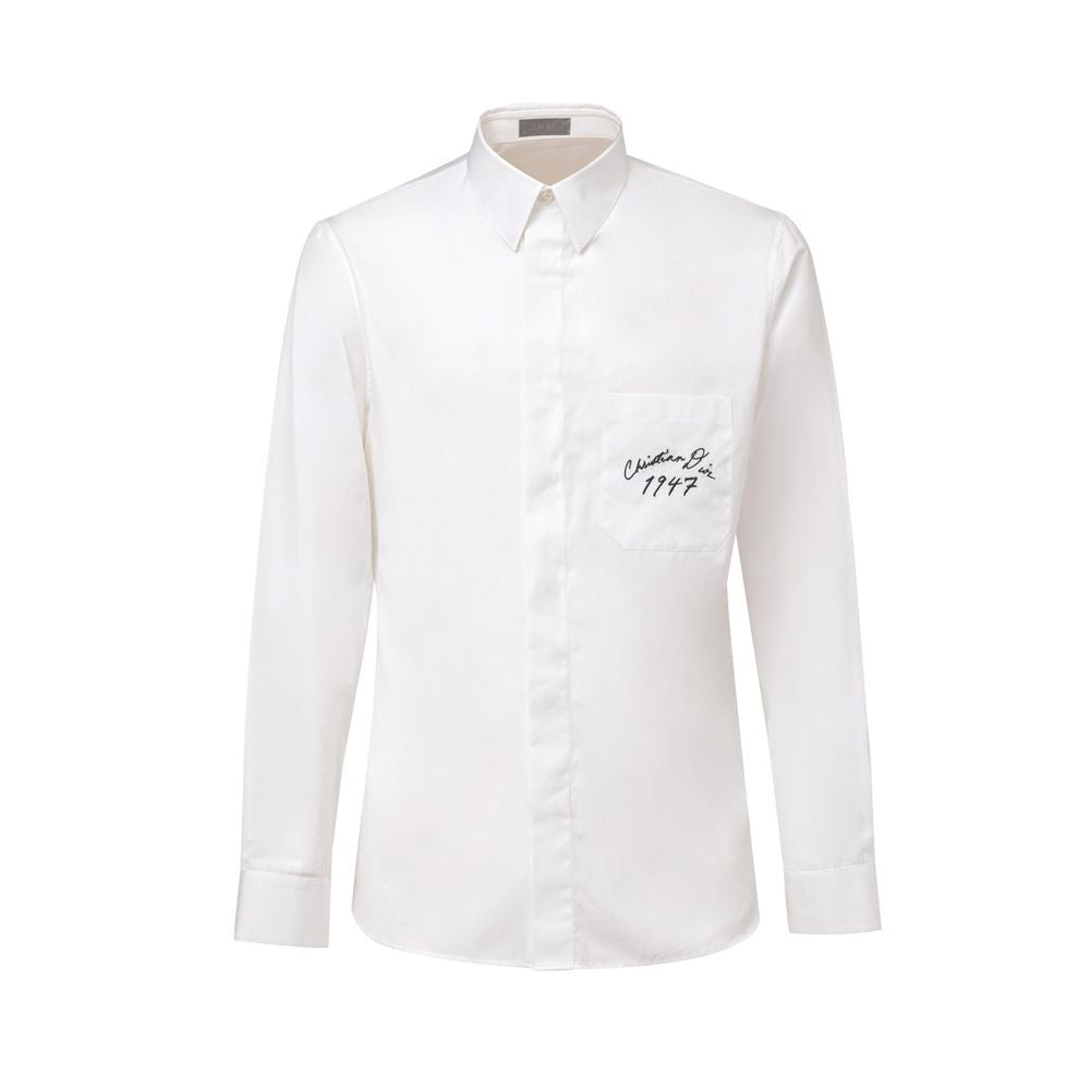 Dior White Cotton Shirt - Timeless Elegance Redefined