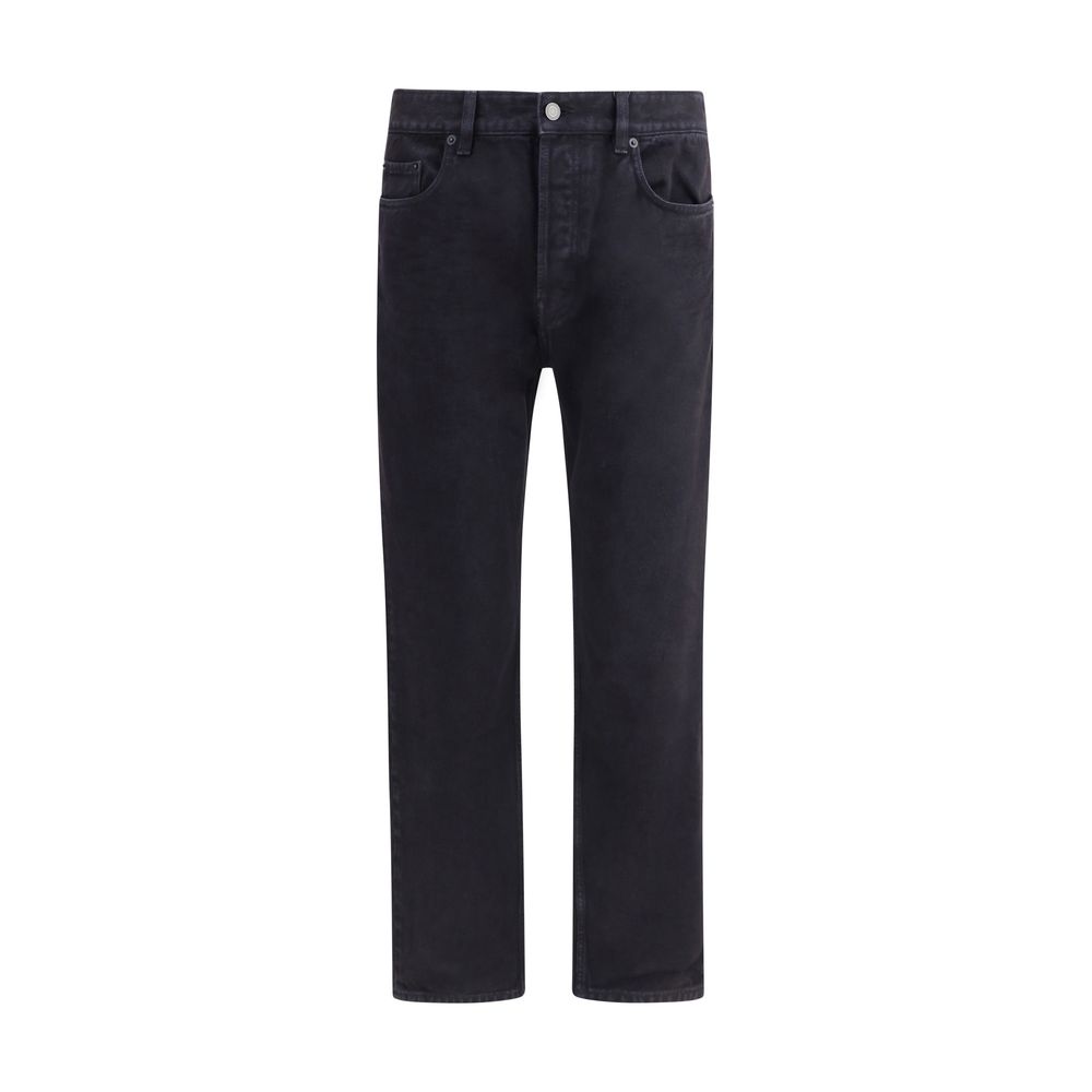 Saint Laurent Blue Denim Long Mick Jeans - Effortless Sophistication