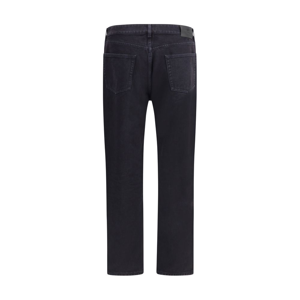 Saint Laurent Blue Denim Long Mick Jeans - Effortless Sophistication