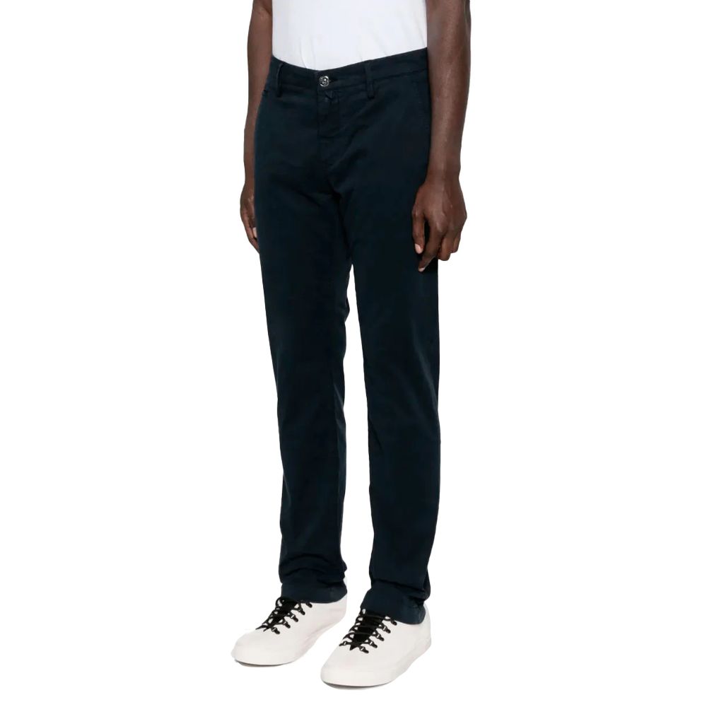 Jacob Cohen Blue Cotton Jeans for Elevated Style