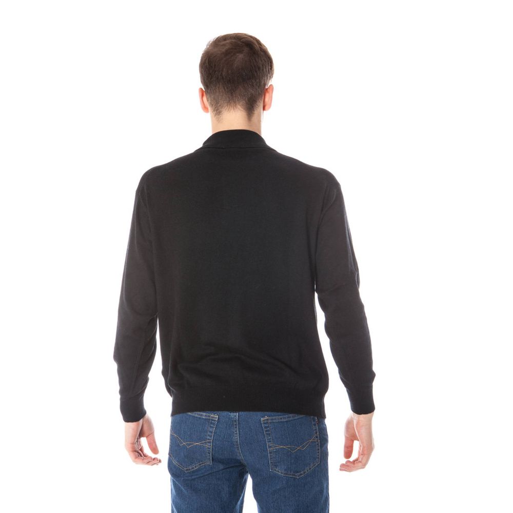 Yuko Black Silk Sweater - Timeless Elegance Redefined