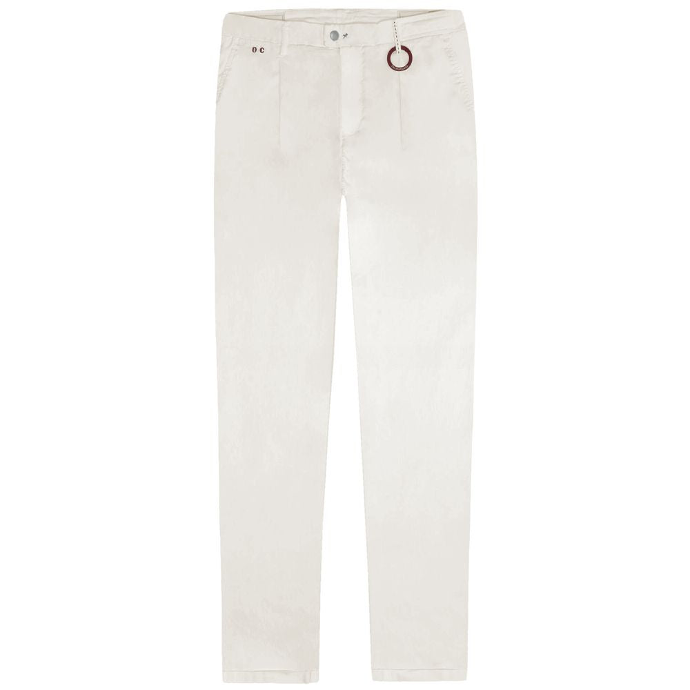 Tramarossa White Cotton Jeans for Elevated Style