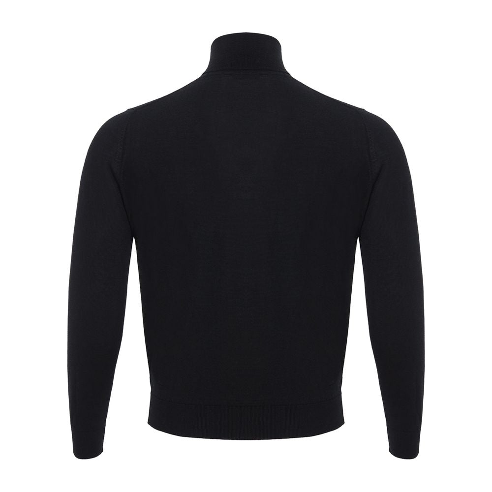 Colombo Black Cashmere Luxury Sweater for Sophistication