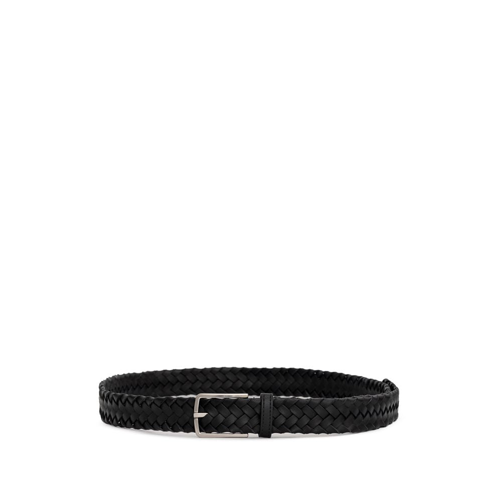 Bottega Veneta Black Leather Belt - Timeless Luxury Accessory