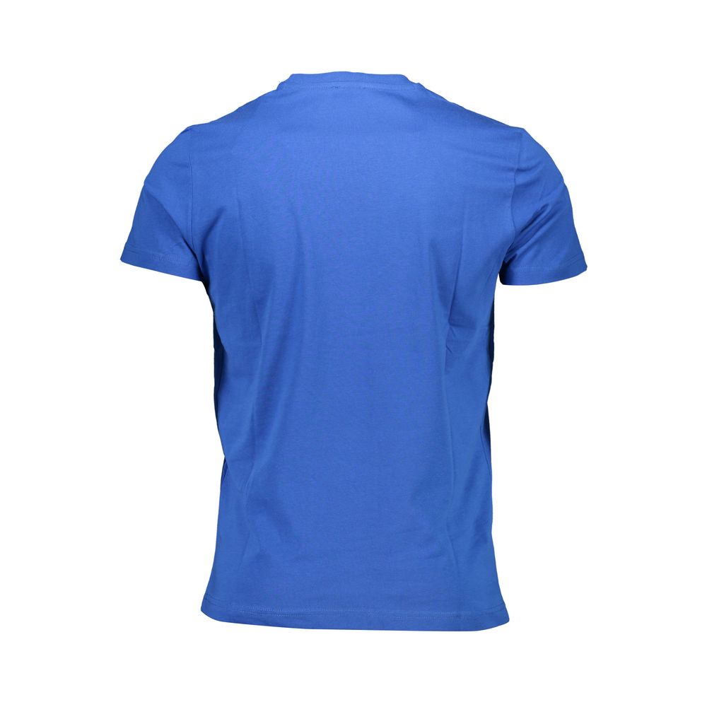 Diesel Blue Cotton T-Shirt for Elevated Casual Style