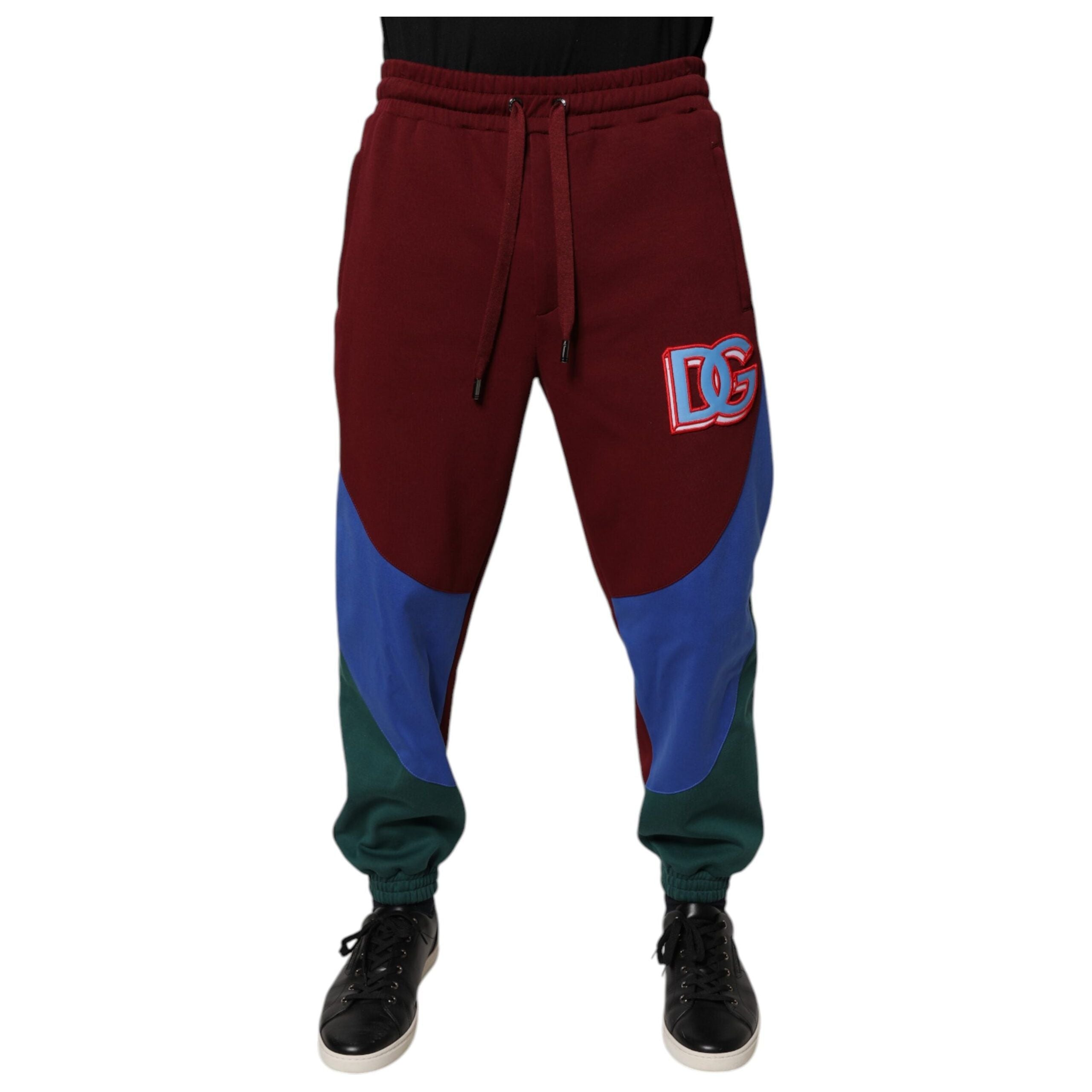 Dolce & Gabbana Multicolor Cotton Jogger Sweatpants