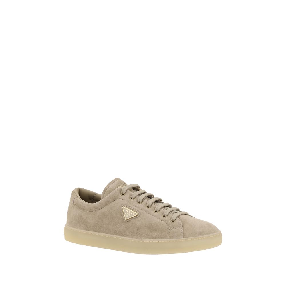 Prada Beige Suede Sneakers: Effortless Luxury and Timeless Style