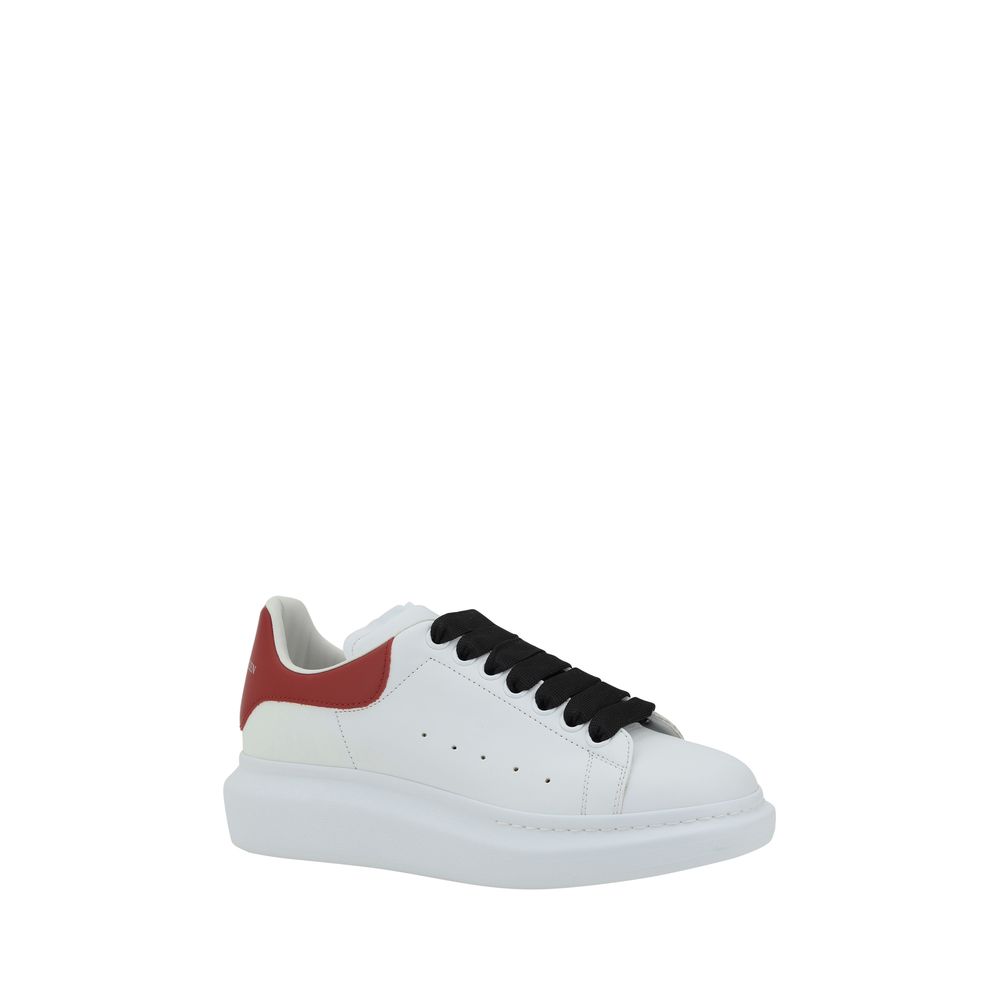 Alexander McQueen White Leather Sneakers for Elevated Style