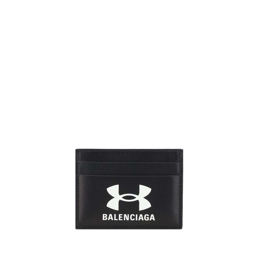 Balenciaga Black Luxurious Leather Card Holder
