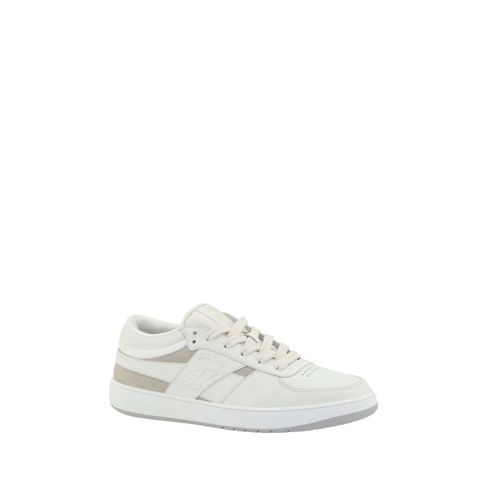 Givenchy Grey Premium Suede and Leather Sneakers