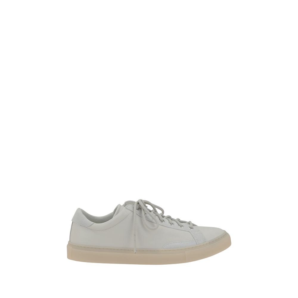 Diemme White Leather Veneto Sneakers: Luxurious Leather Elegance