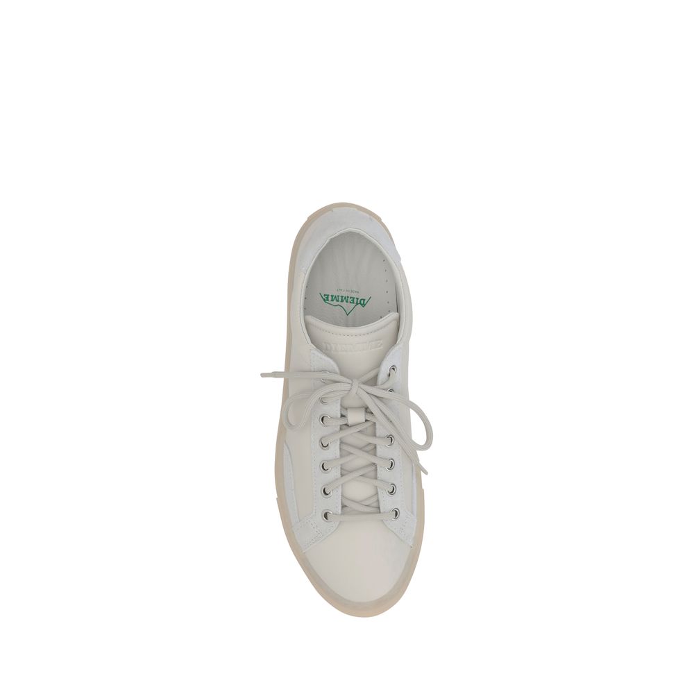 Diemme White Leather Veneto Sneakers: Luxurious Leather Elegance
