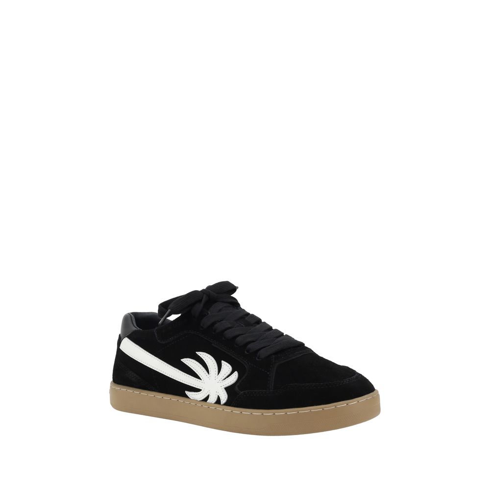 Palm Angels White Suede New Palm 1 Sneakers