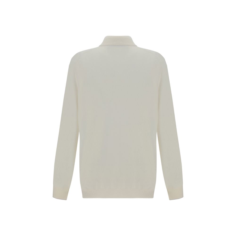 Brunello Cucinelli Grey Cashmere Sweater in Luxurious Cashmere Elegance