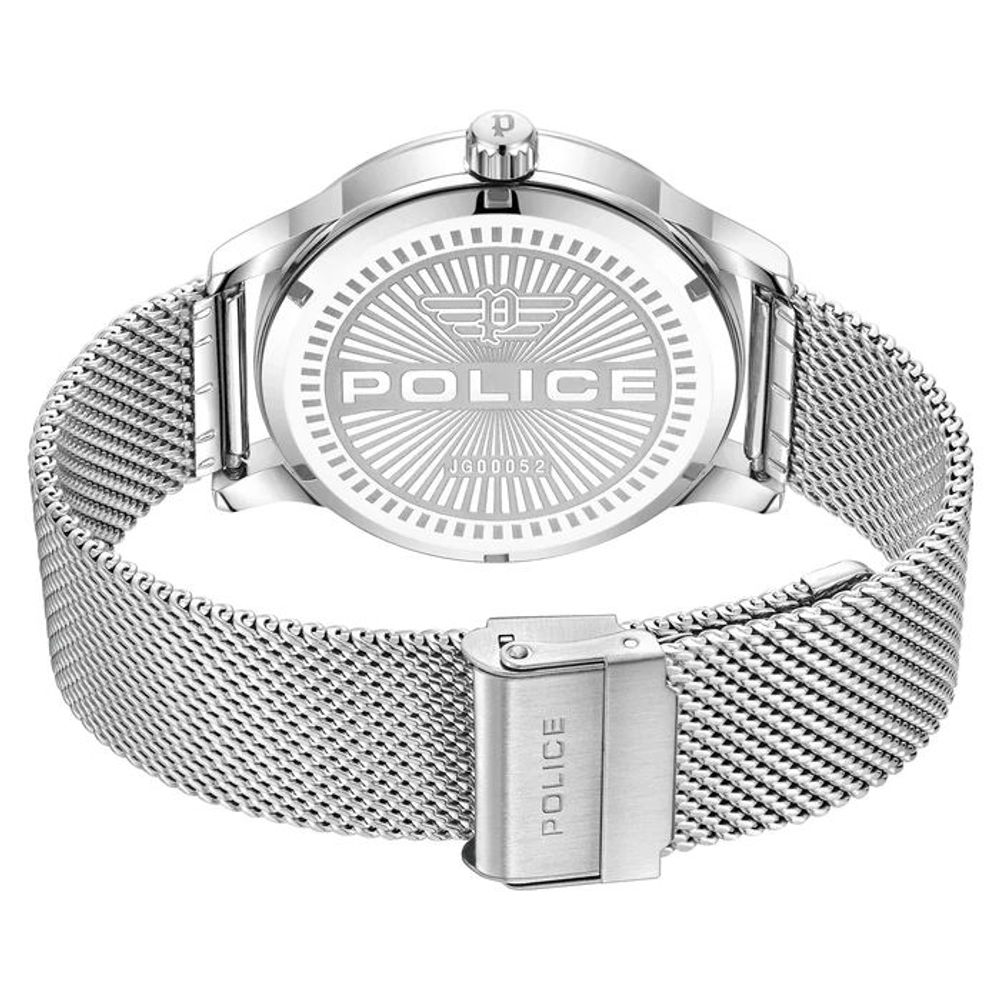 Police Gray Stainless Steel Watch with Sleek Design
