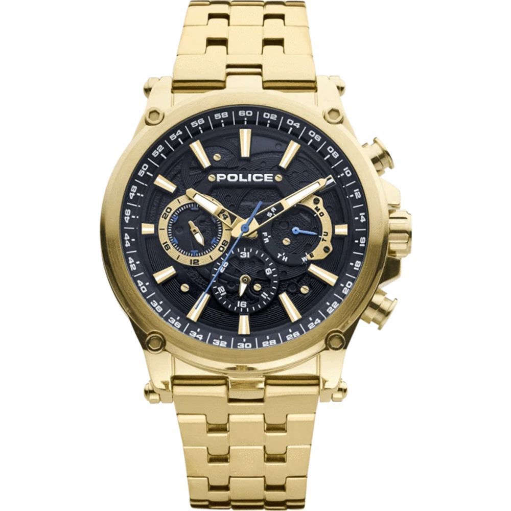 Police Gold Stainless Steel Watch with Elegant Design