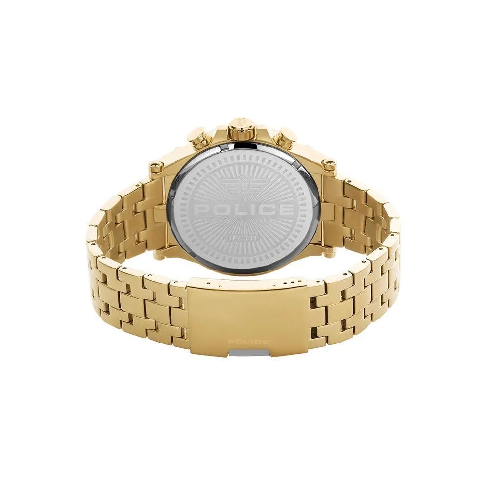 Police Gold Stainless Steel Watch with Elegant Design