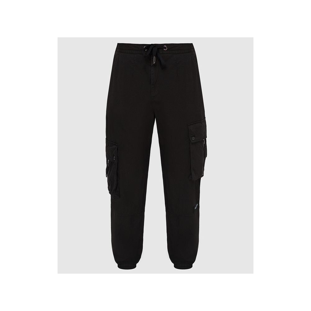 Dolce & Gabbana Black Cotton Jeans for Effortless Elegance