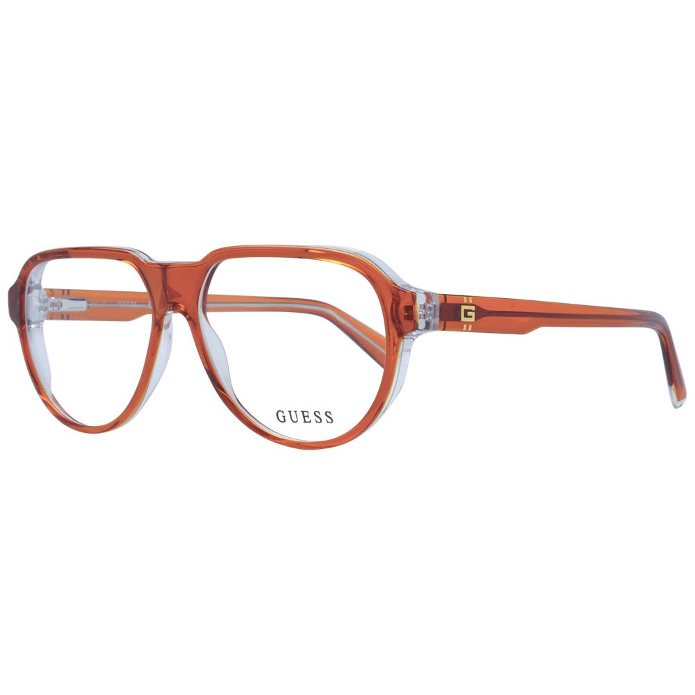 Guess Orange Acetate Optical Frames for Distinctive Style