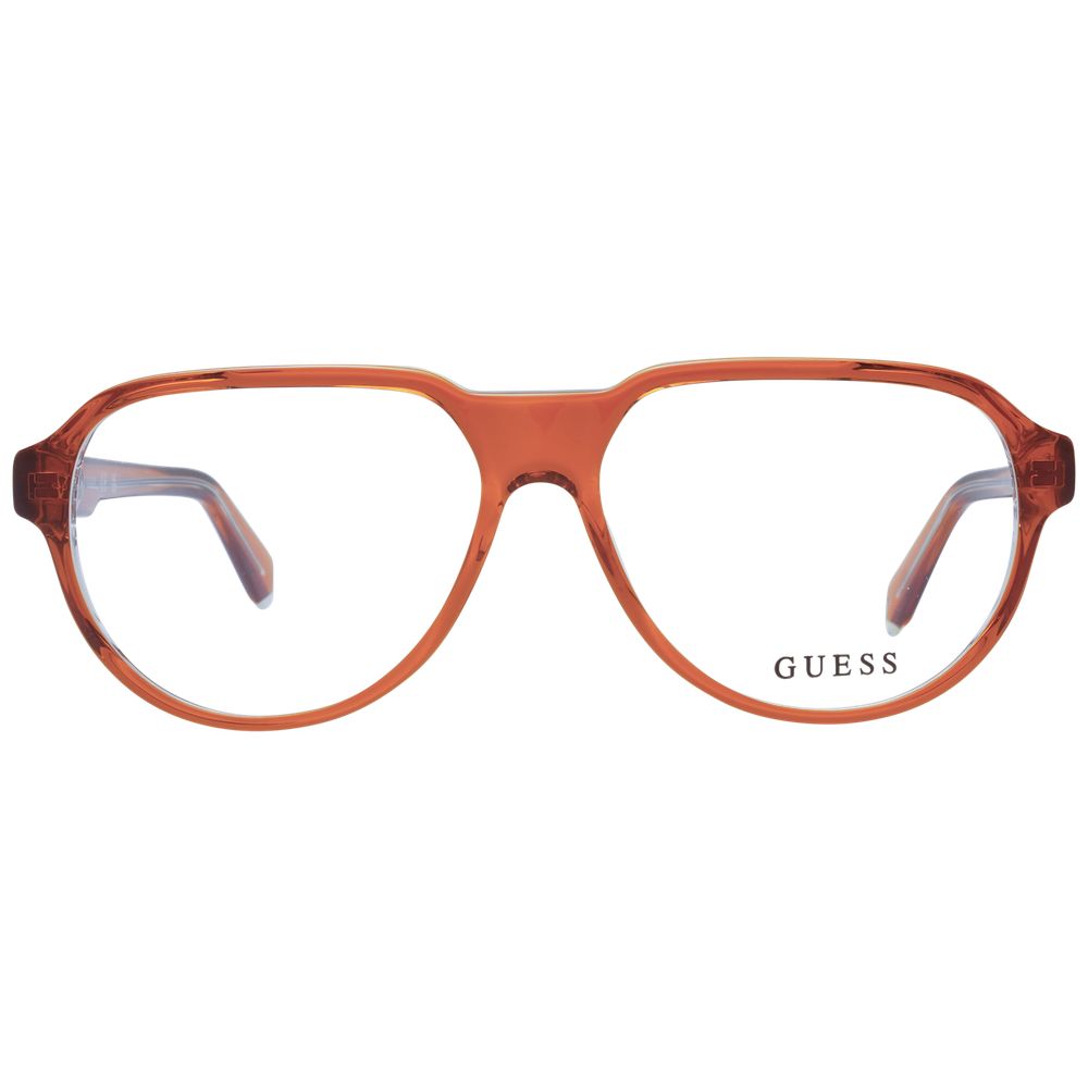 Guess Orange Acetate Optical Frames for Distinctive Style