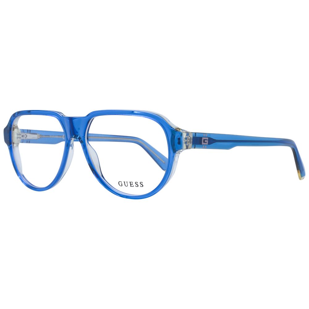 Guess Blue Acetate Optical Frames for Timeless Elegance